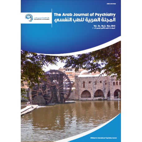 The Arab Journal of Psychiatry - tome 24, issue 2 ( November 2013 )